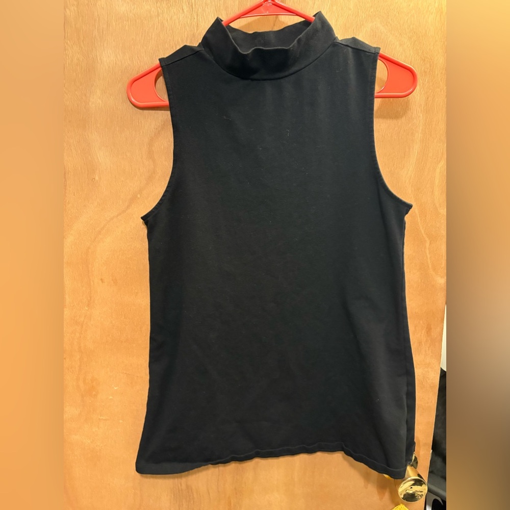 Torrid Black Mock Turtleneck Tank, size 1